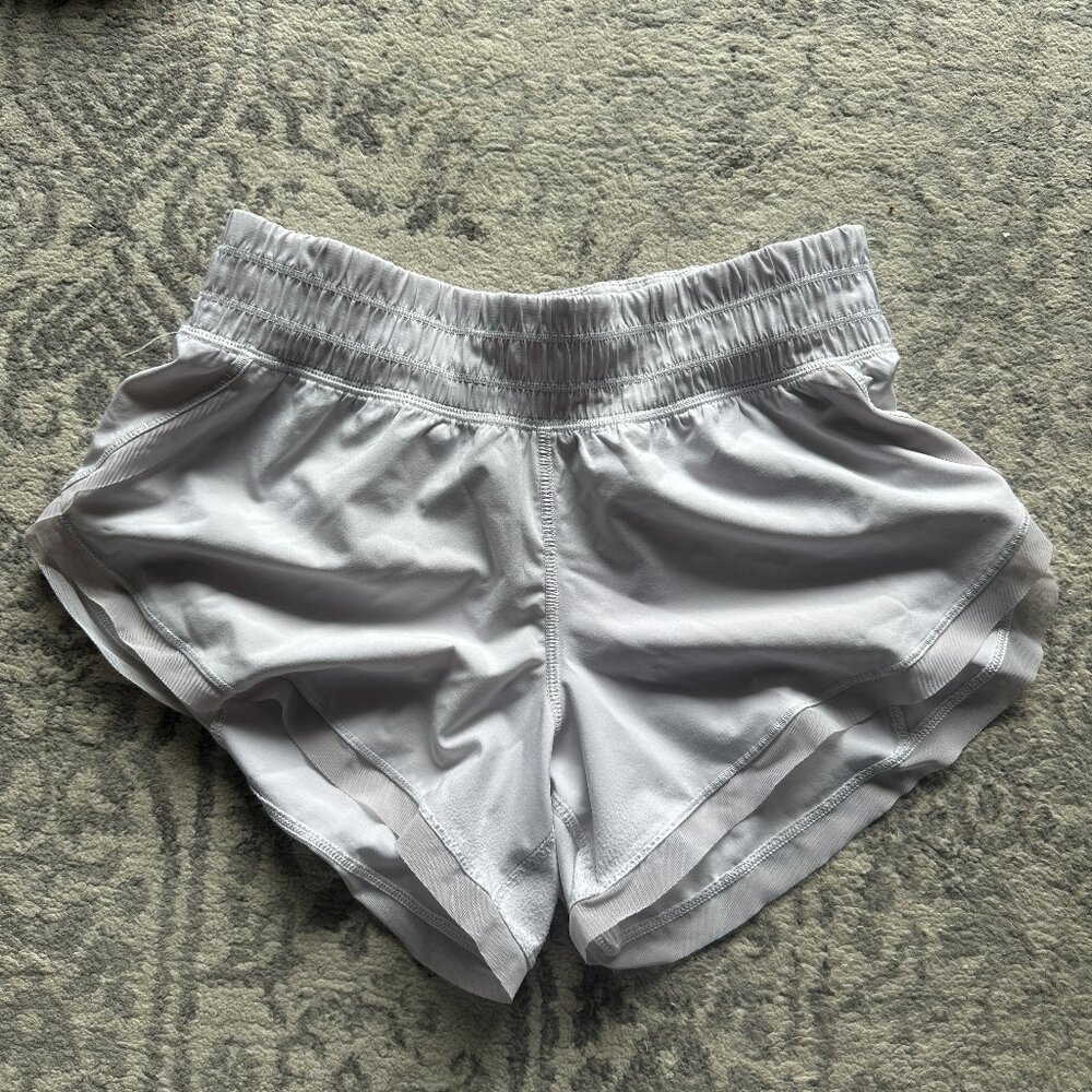 lululemon white short shorts